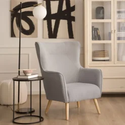 Visby Fauteuil gris perle^Banak