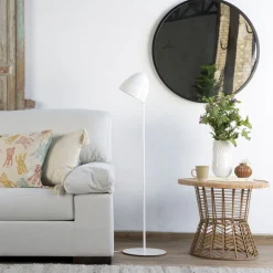 Ydea Lampe pied métal blanc h 130^Banak Sale