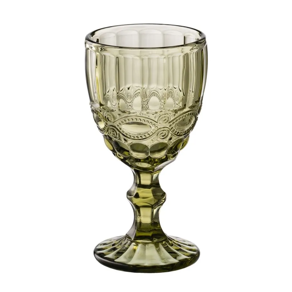Yelas Verre à pied vert^Banak