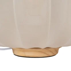 Zalka Lampe de table en métal et tissu^Banak New